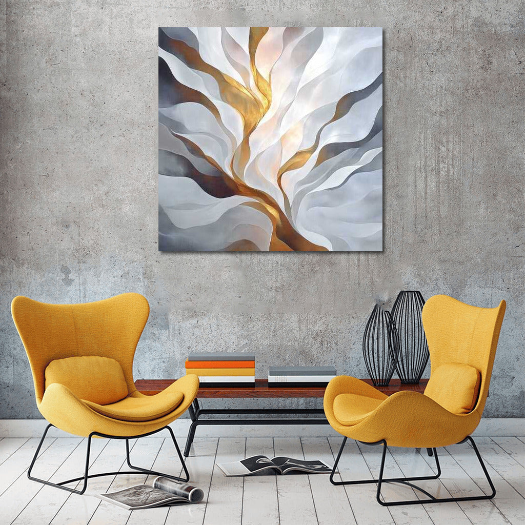 Glow of Golden Light: Abstract Enchantment