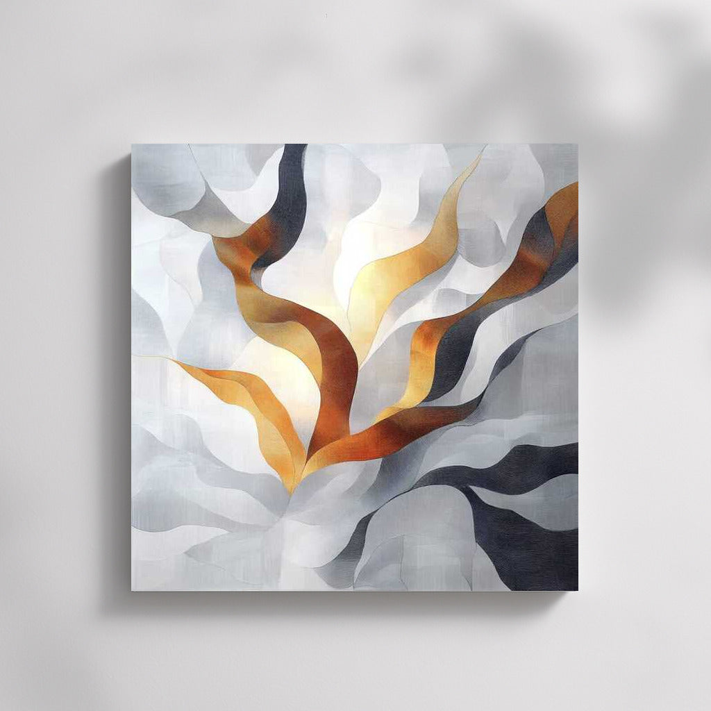 Golden Glow: Abstract Magic of Light