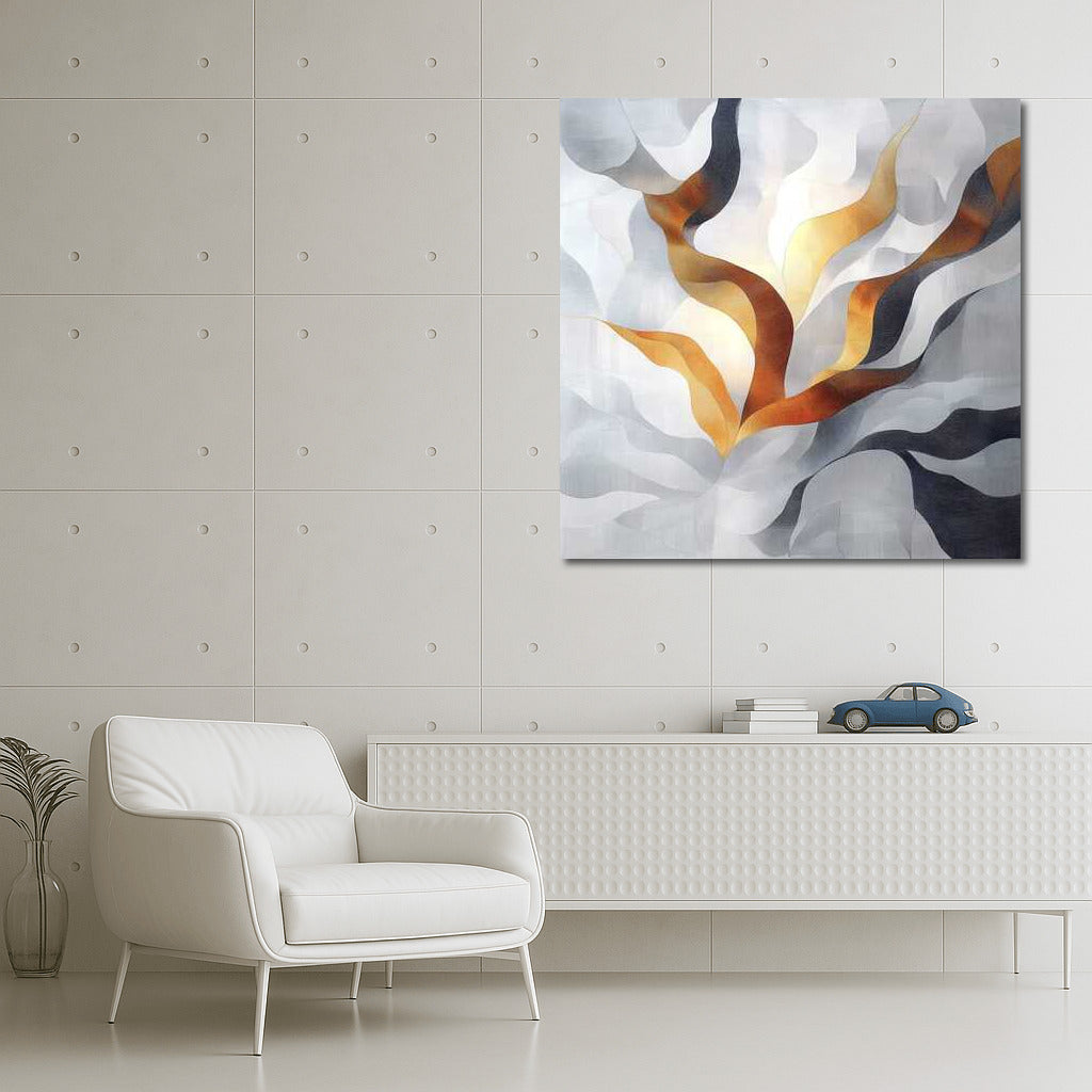 Golden Glow: Abstract Magic of Light