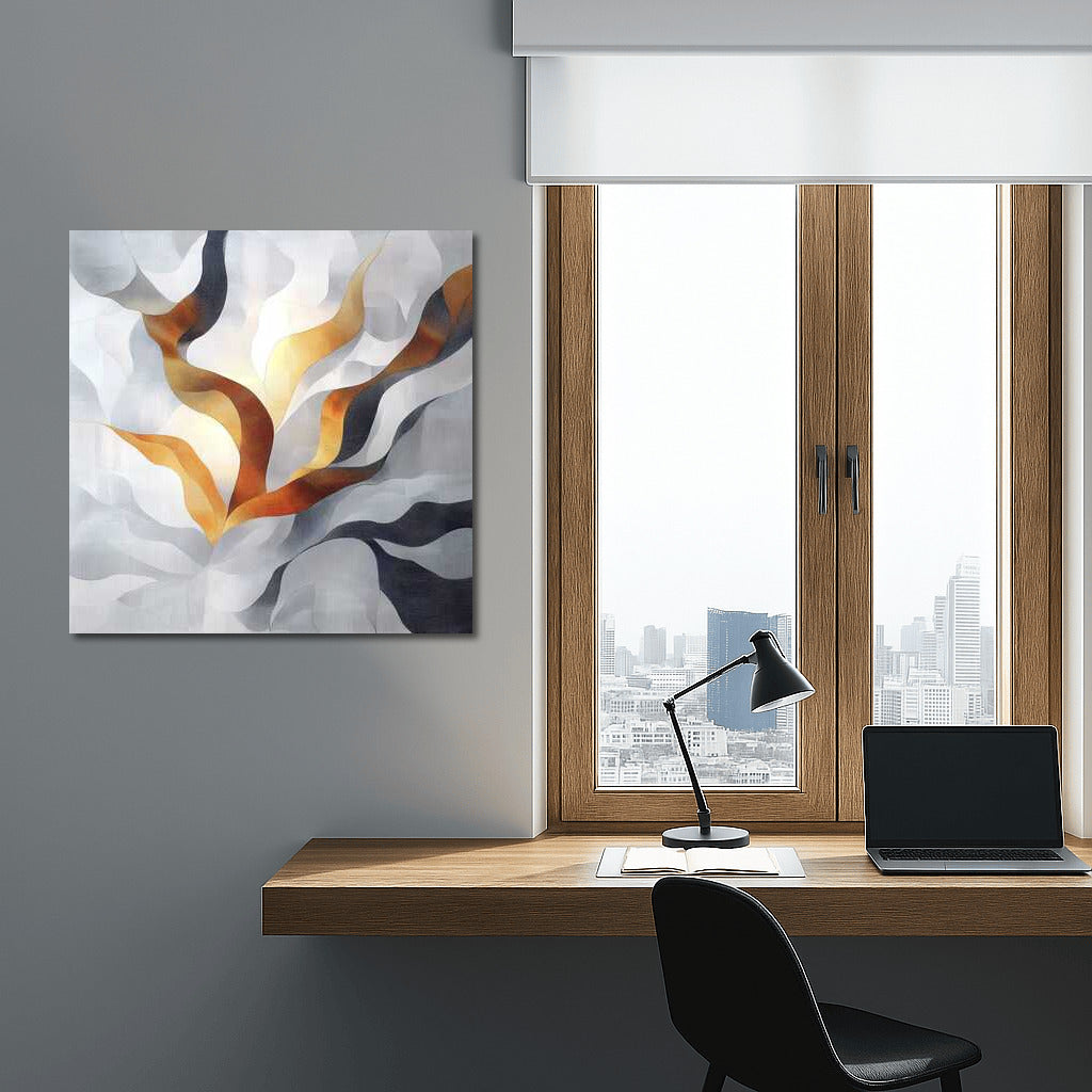 Golden Glow: Abstract Magic of Light