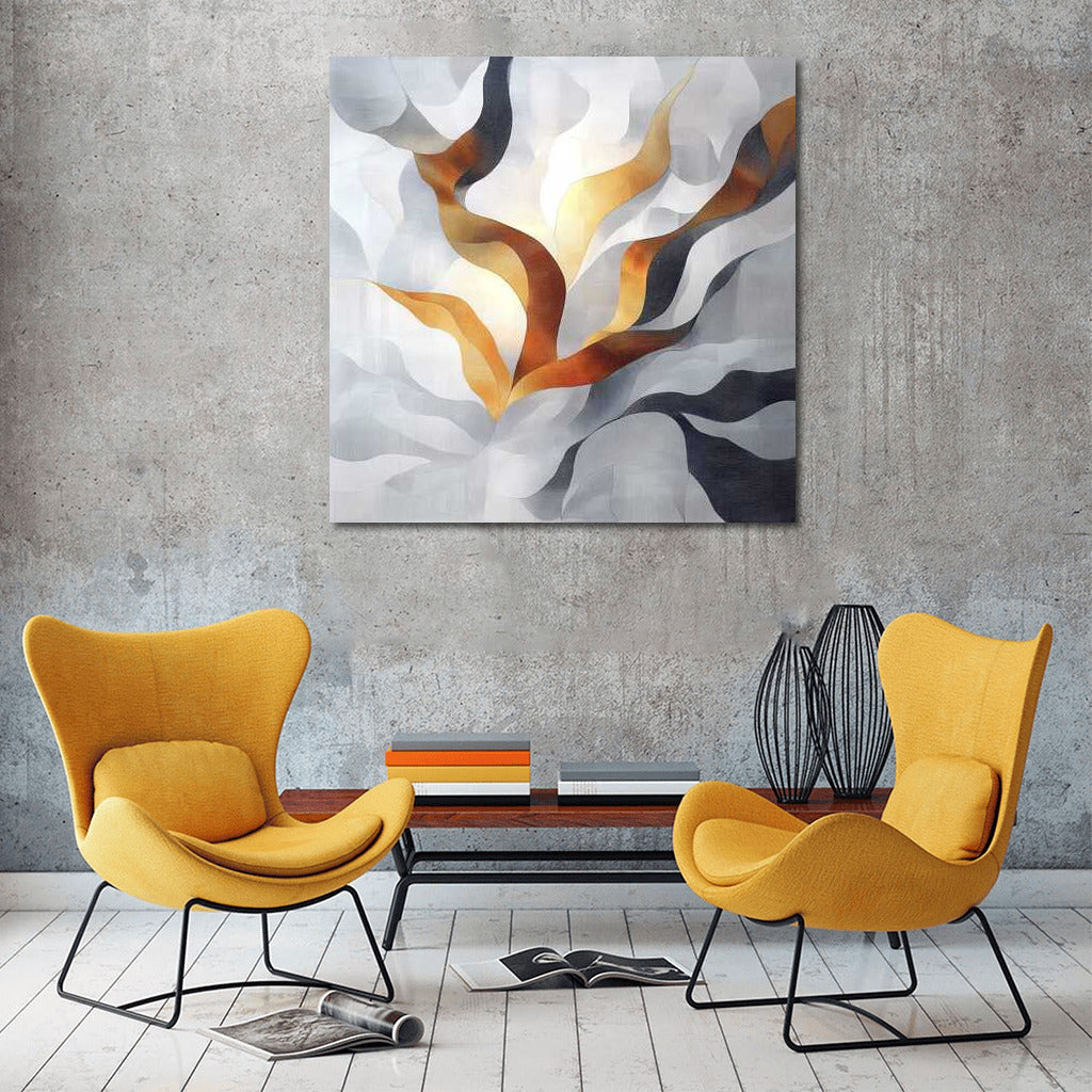 Golden Glow: Abstract Magic of Light