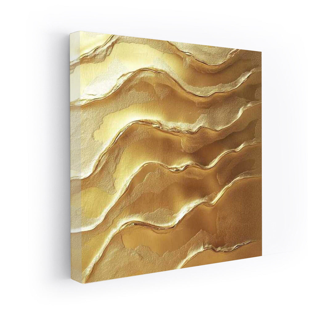 Golden Abstraction: Textural Luxury