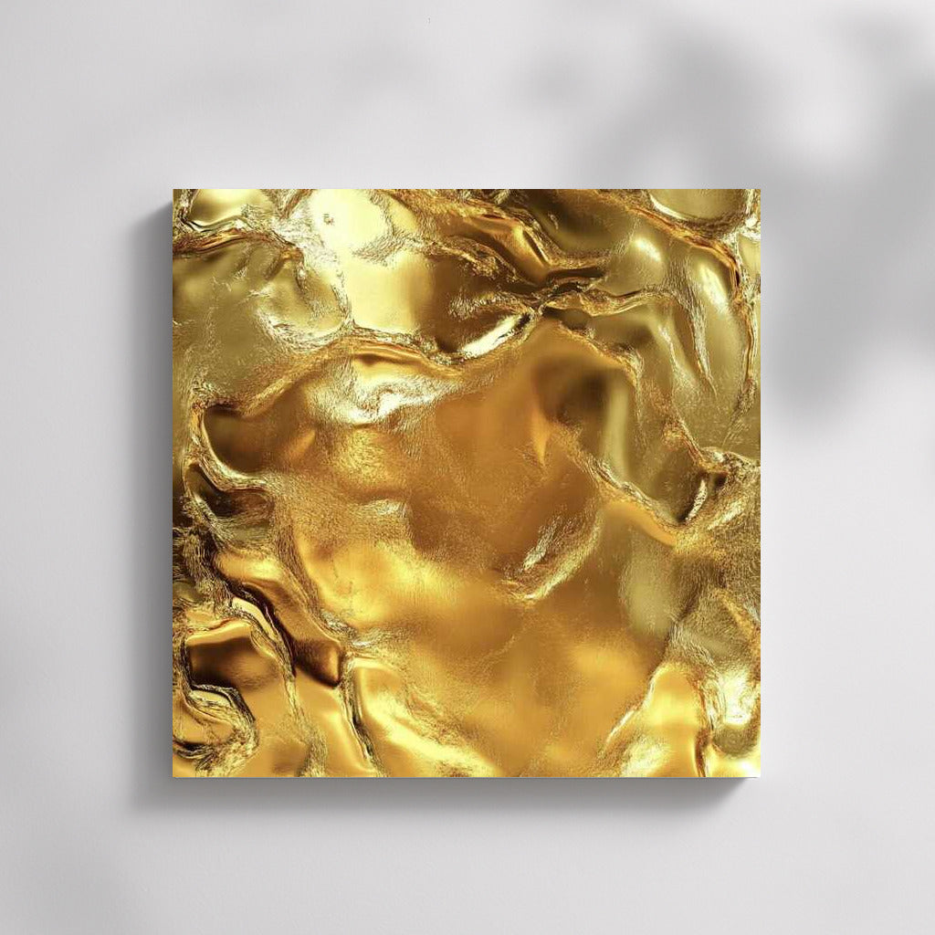 Golden Abstraction: Texture of Luxury