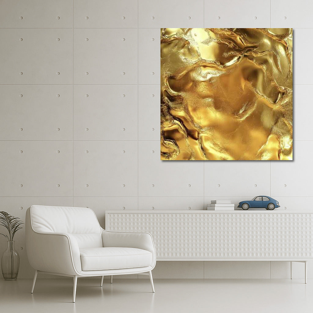Golden Abstraction: Texture of Luxury