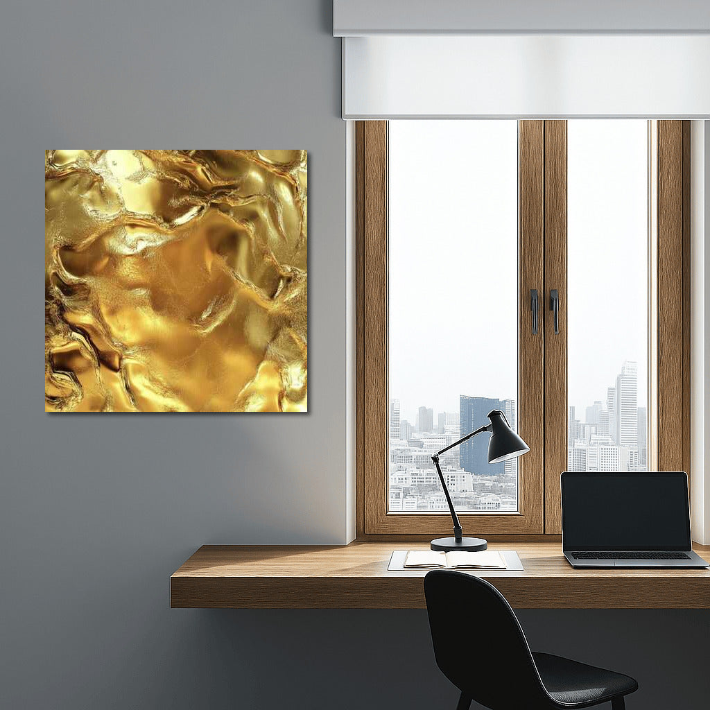 Golden Abstraction: Texture of Luxury