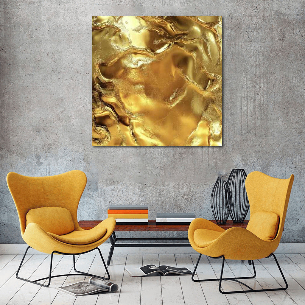 Golden Abstraction: Texture of Luxury