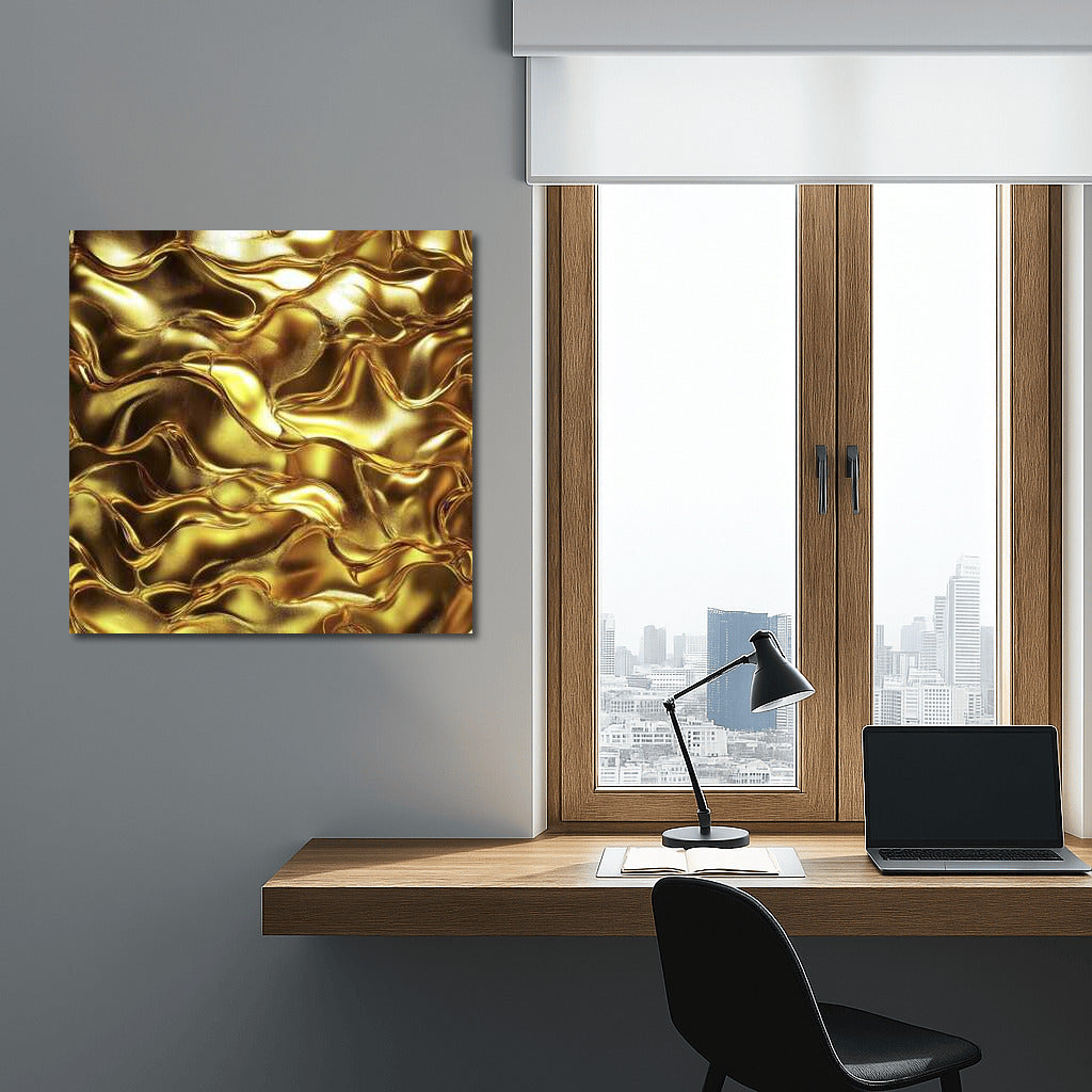 Golden Abstraction: Luxurious Texture for Interior