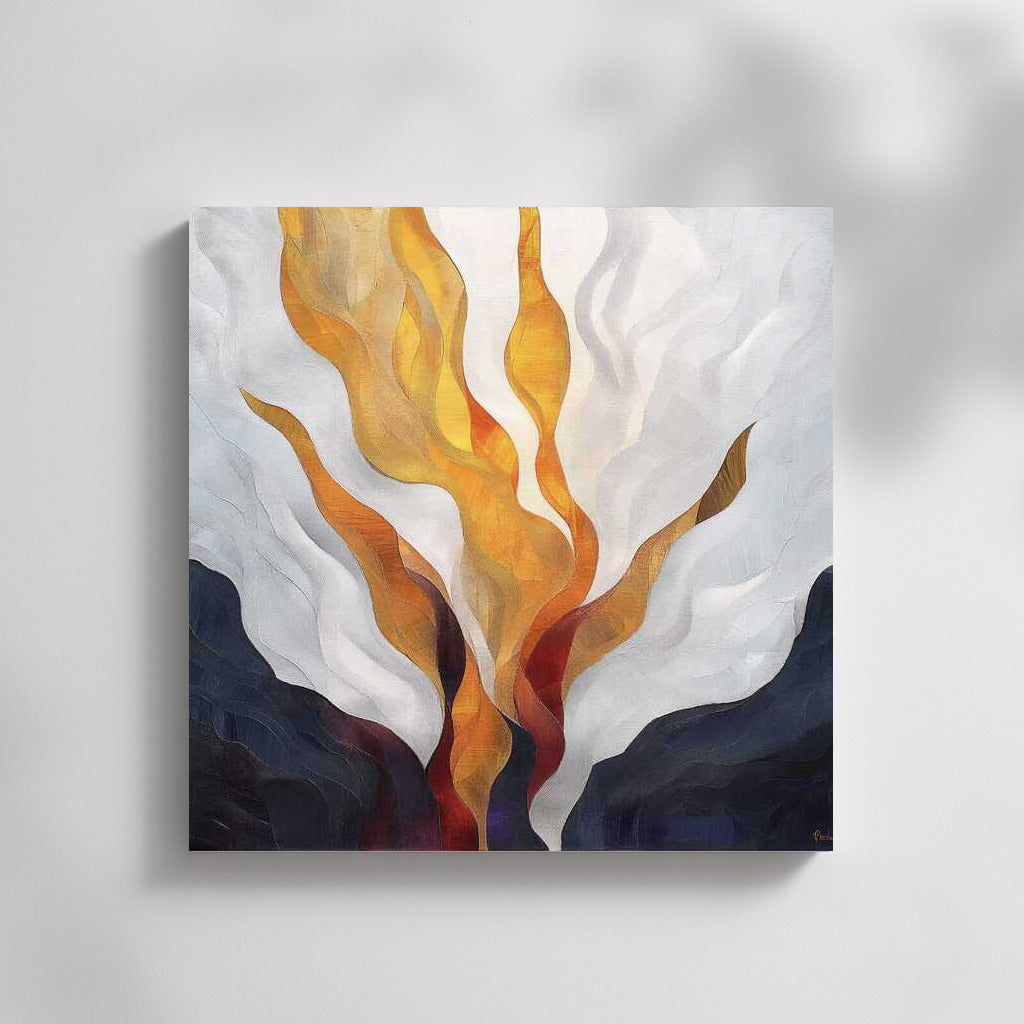 Golden Flashes of Fantasy: Abstract Light