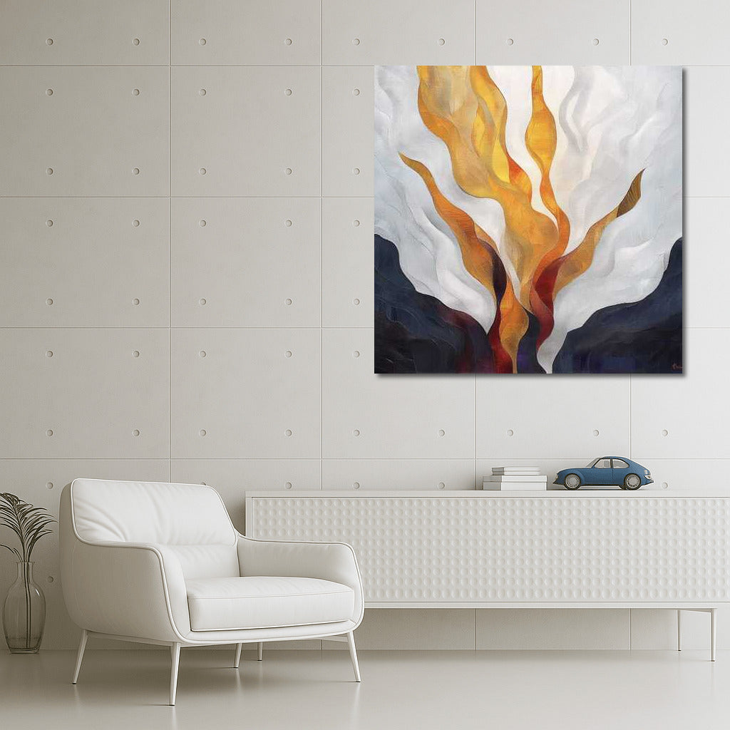Golden Flashes of Fantasy: Abstract Light