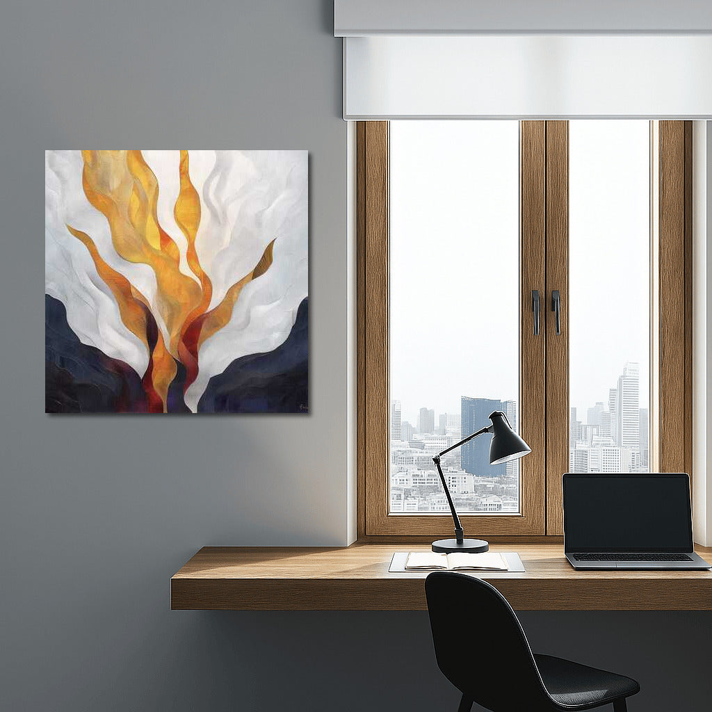 Golden Flashes of Fantasy: Abstract Light