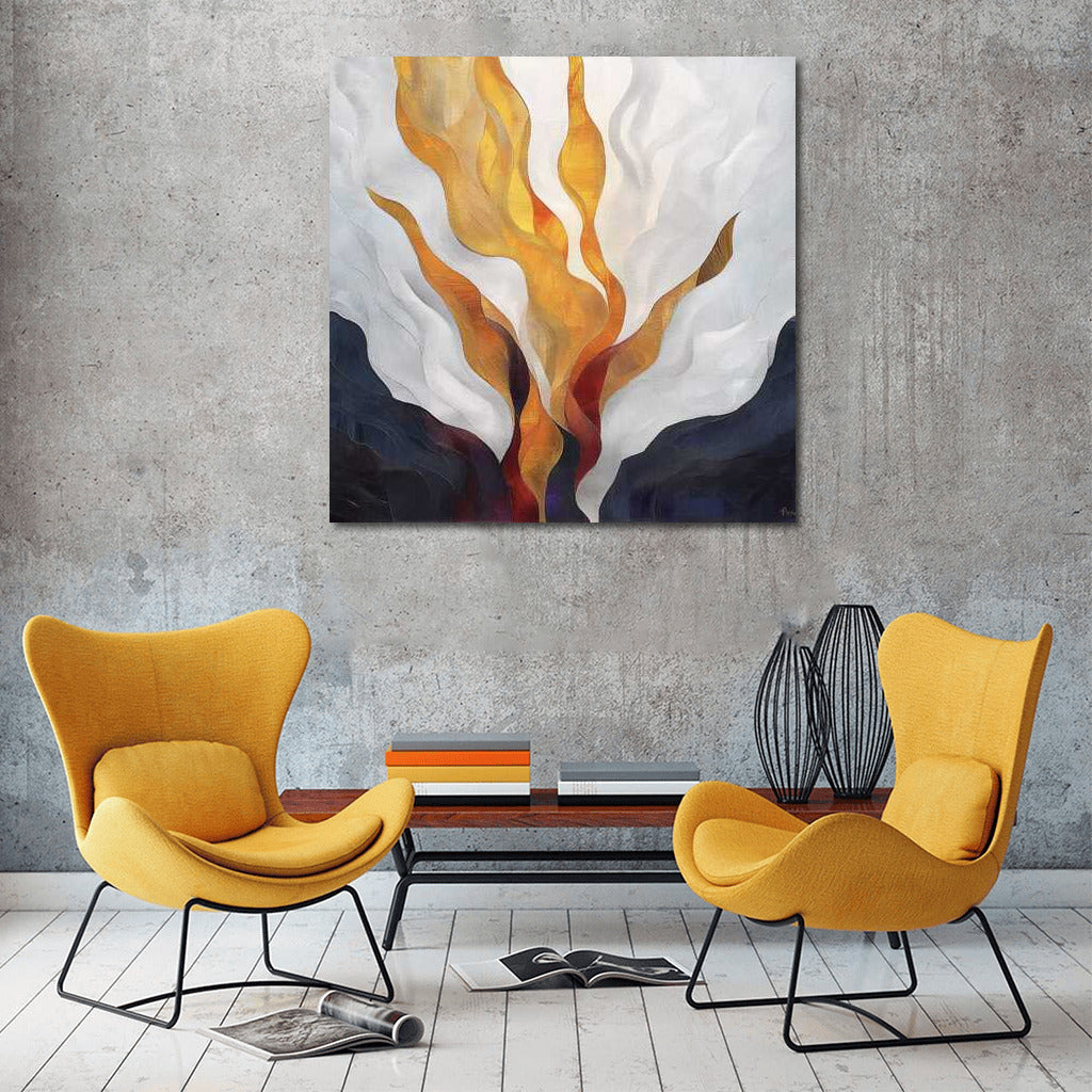 Golden Flashes of Fantasy: Abstract Light