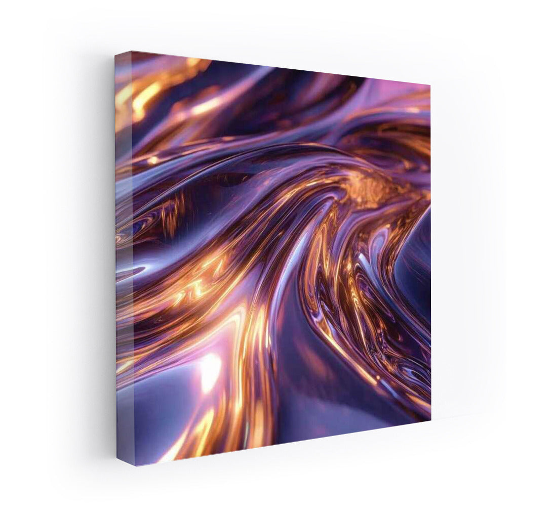 Abstract Symphony of Liquid Metal