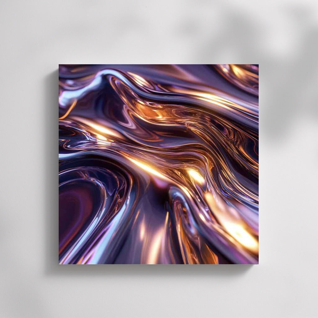 Liquid Metal Abstraction: Dance of Light