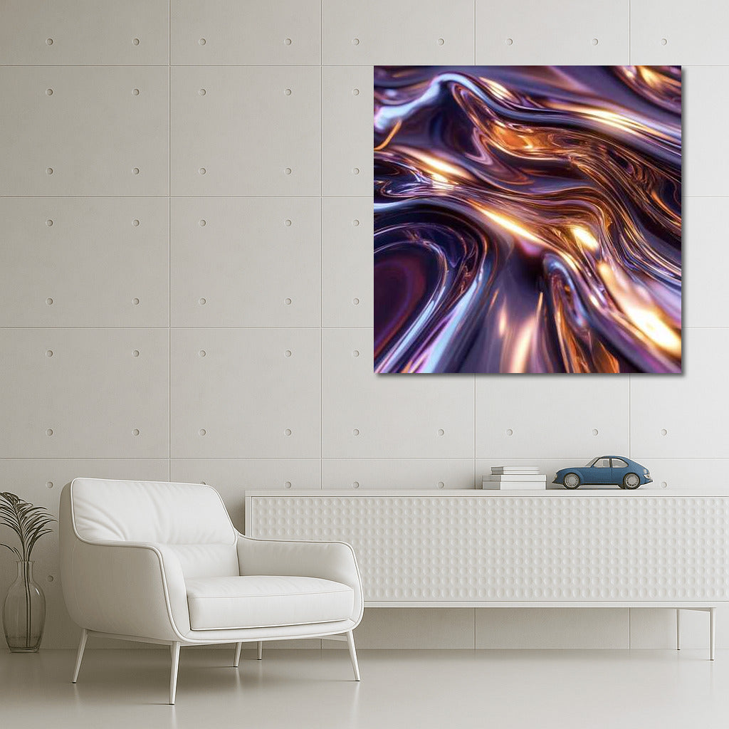 Liquid Metal Abstraction: Dance of Light