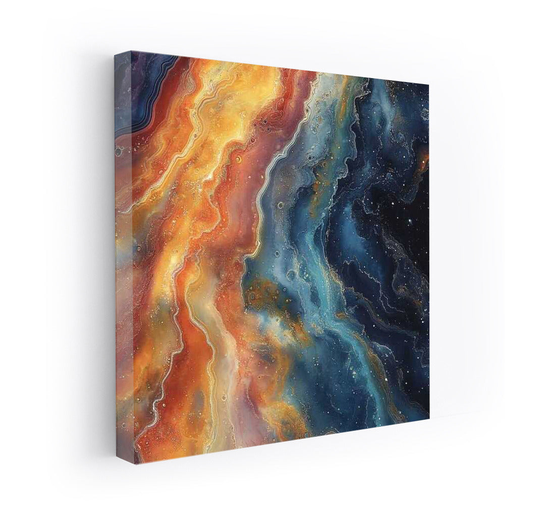 Swirls of Rainbow Glints: Abstract Enchantment