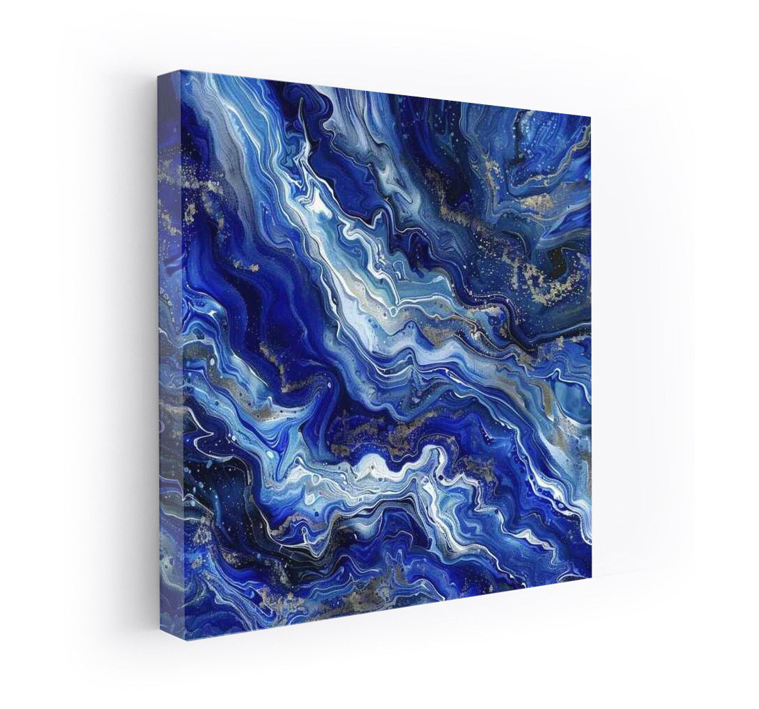 Secrets of the Azure Vortex: Abstraction with Golden Flashes