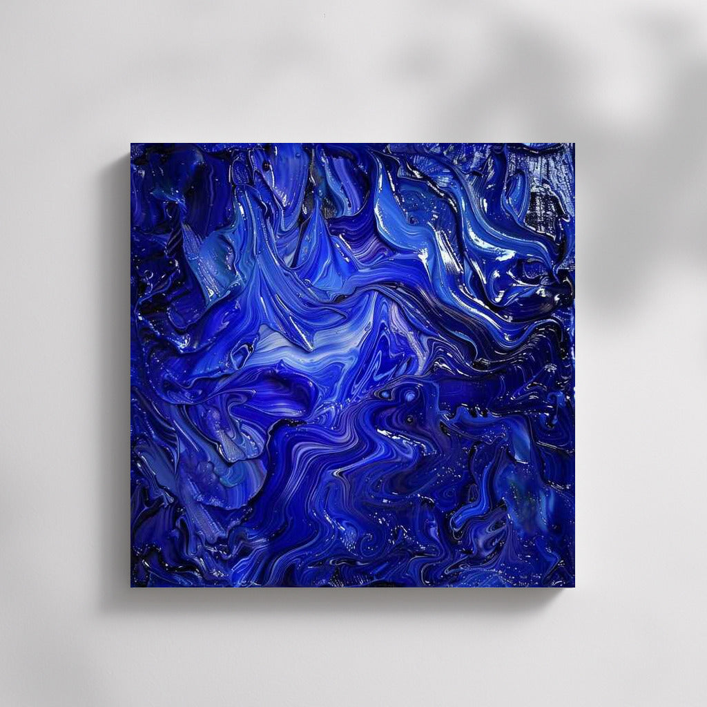 Harmony of Azure Waves: Abstraction Lapis Lazuli