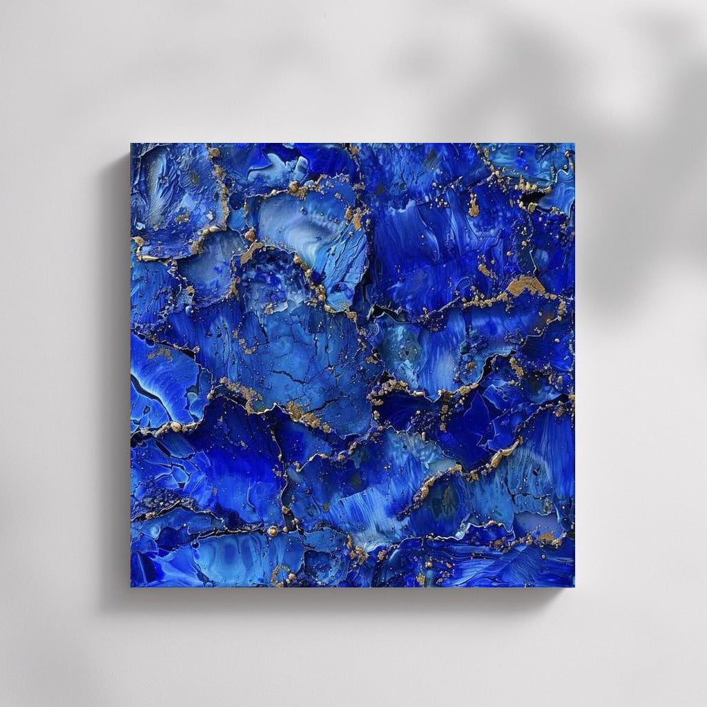 Secrets of Azure Serenity: Abstraction Lapis Lazuli