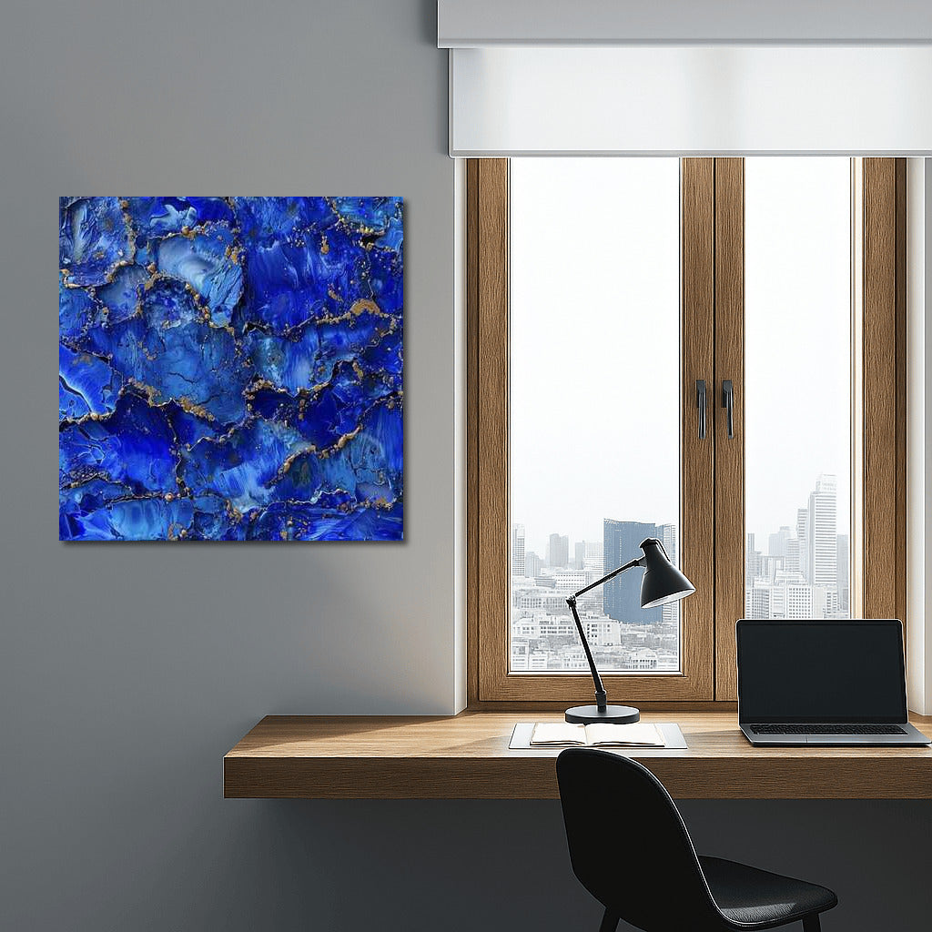 Secrets of Azure Serenity: Abstraction Lapis Lazuli
