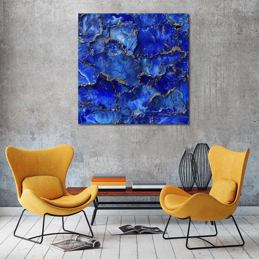 Secrets of Azure Serenity: Abstraction Lapis Lazuli