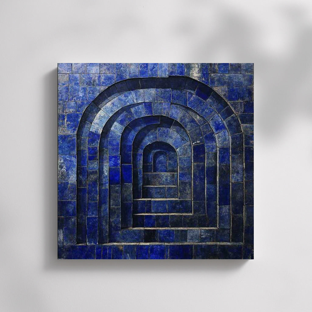 Blue Labyrinth of Dreams: Abstract Immersion