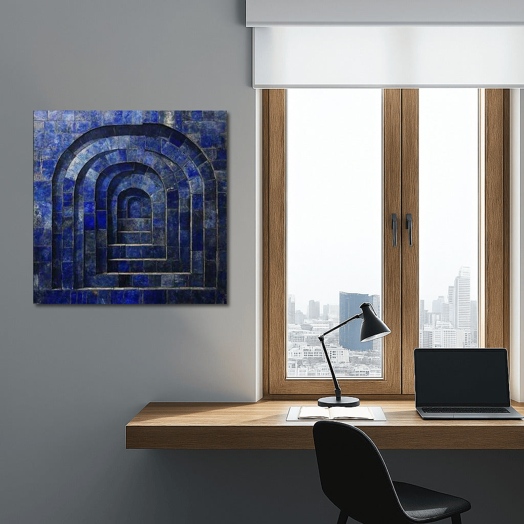 Blue Labyrinth of Dreams: Abstract Immersion