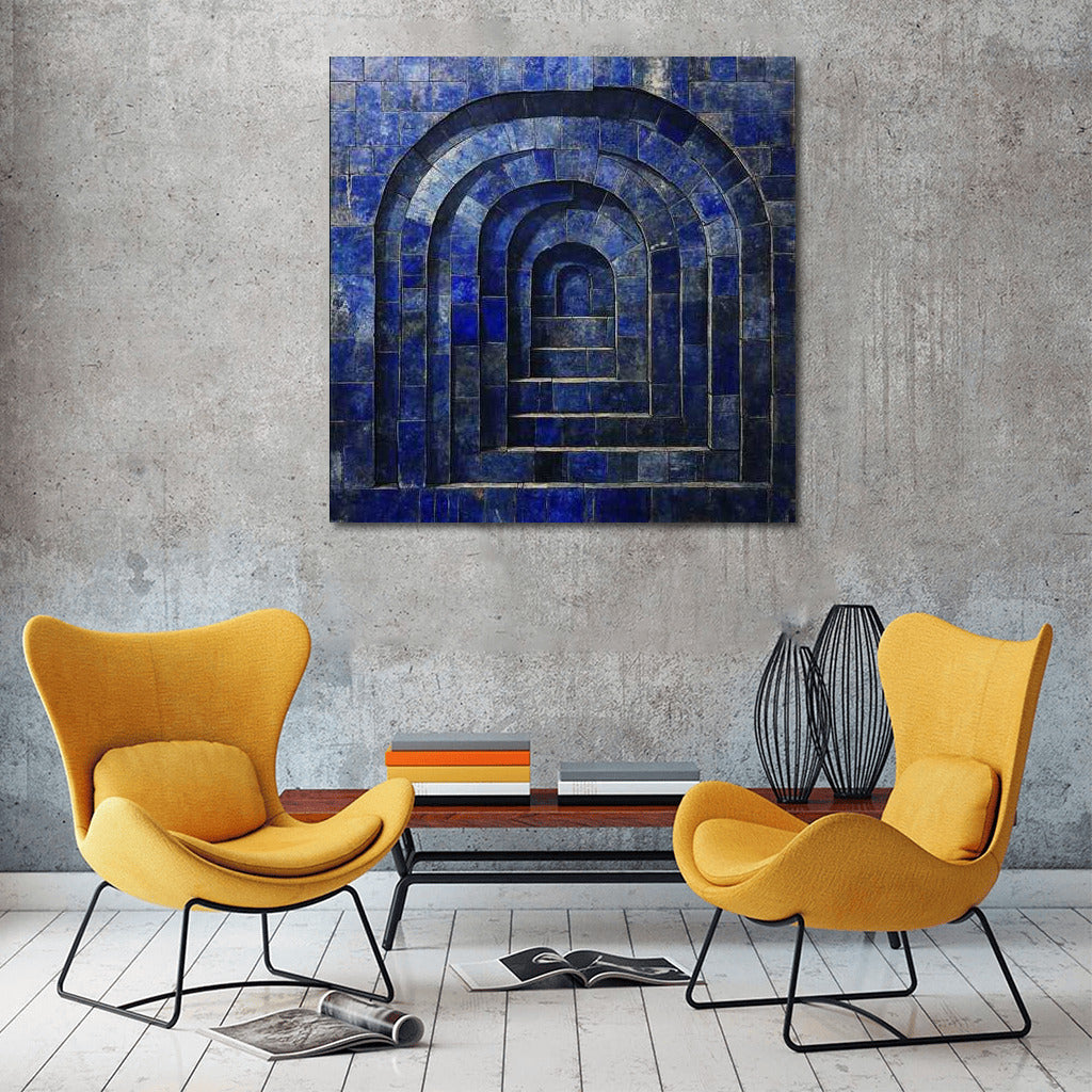 Blue Labyrinth of Dreams: Abstract Immersion