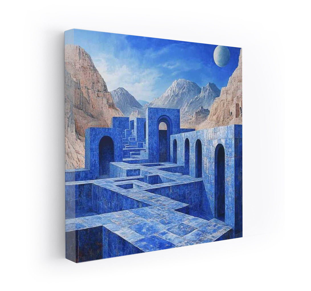 Abstract Dream Labyrinth: Journey into the Unknown