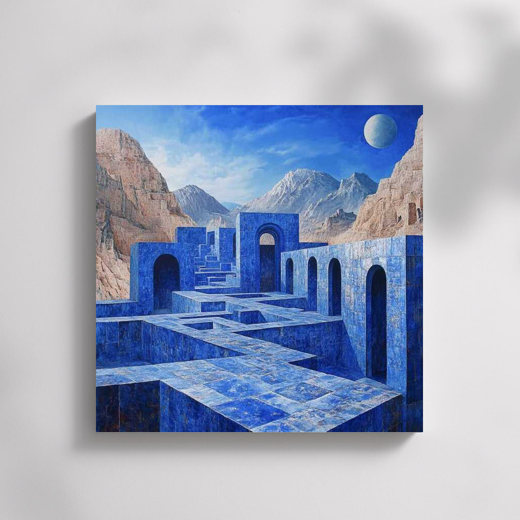 Abstract Dream Labyrinth: Journey into the Unknown