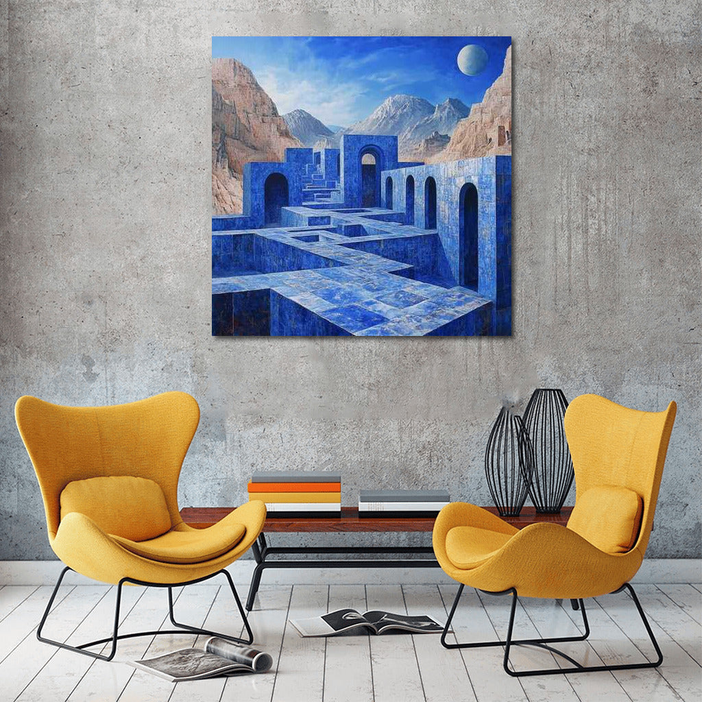 Abstract Dream Labyrinth: Journey into the Unknown