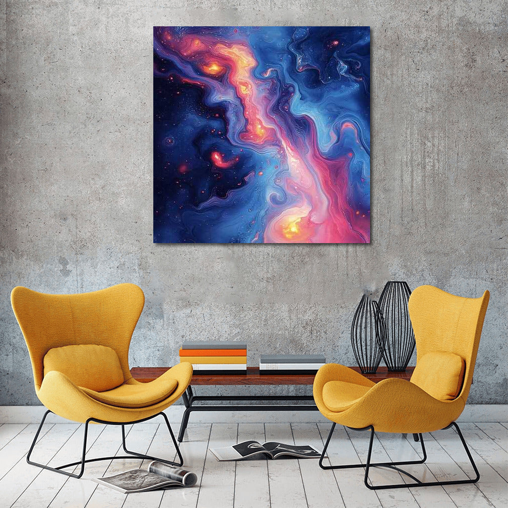 Dance of the Pink Mysteries: Abstract World of the Universe
