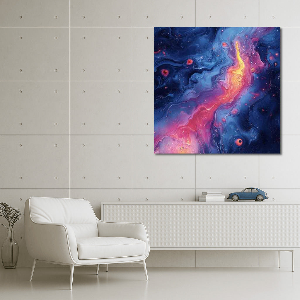 Mystical Pastel Abstract: Fascinating World