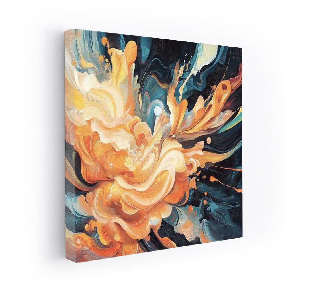Whirlwind of Peach-Apricot Fantasies: Abstraction for Interior