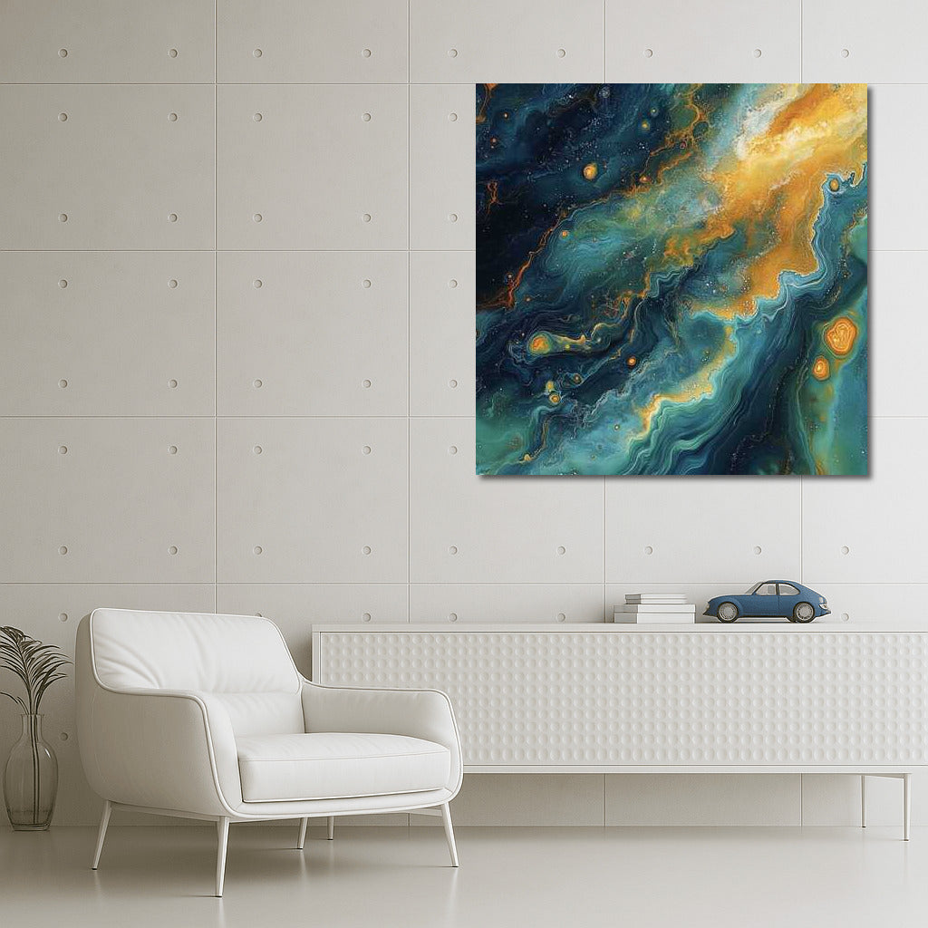 Mystical Dance of Yellow Spots: Abstraction and Movement