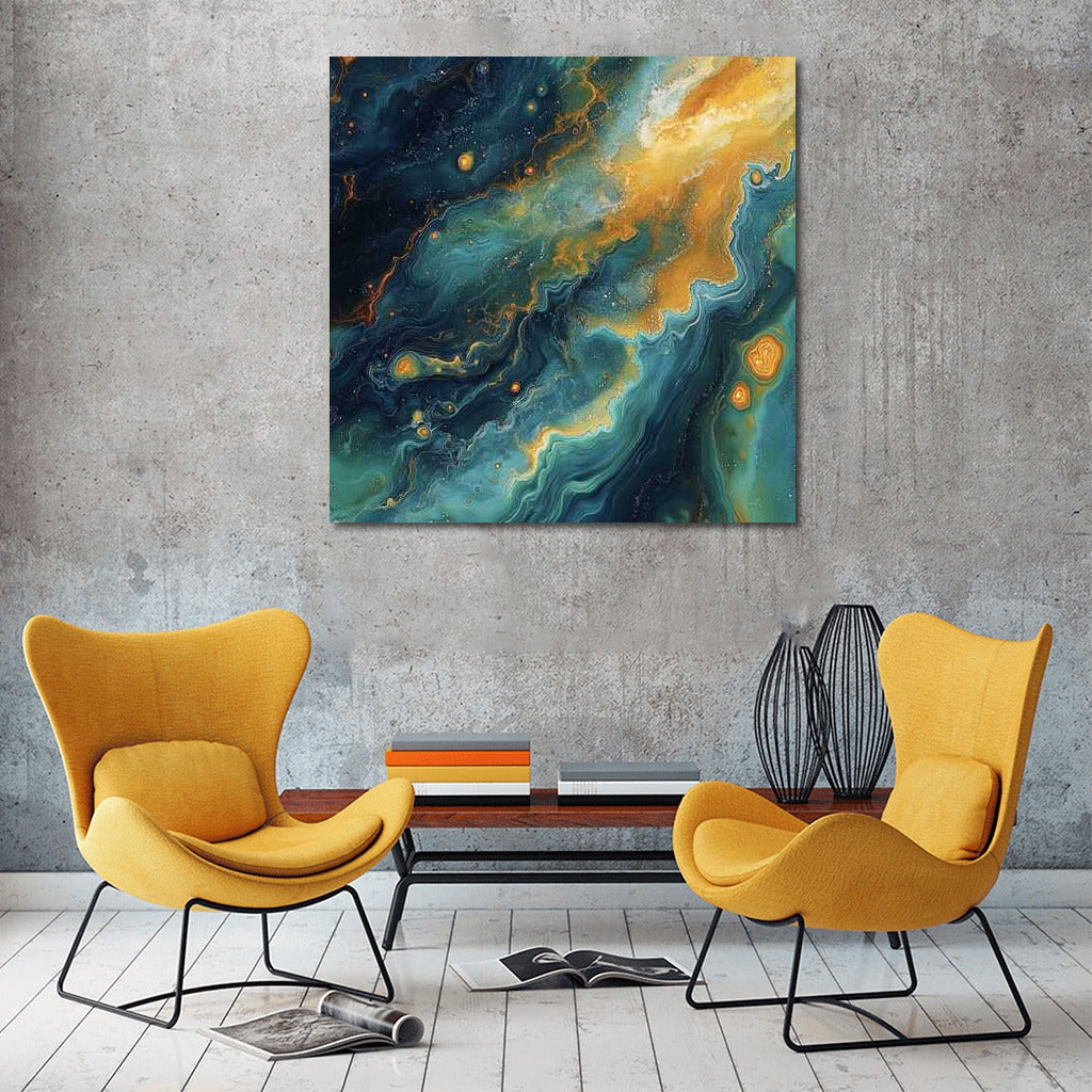 Mystical Dance of Yellow Spots: Abstraction and Movement