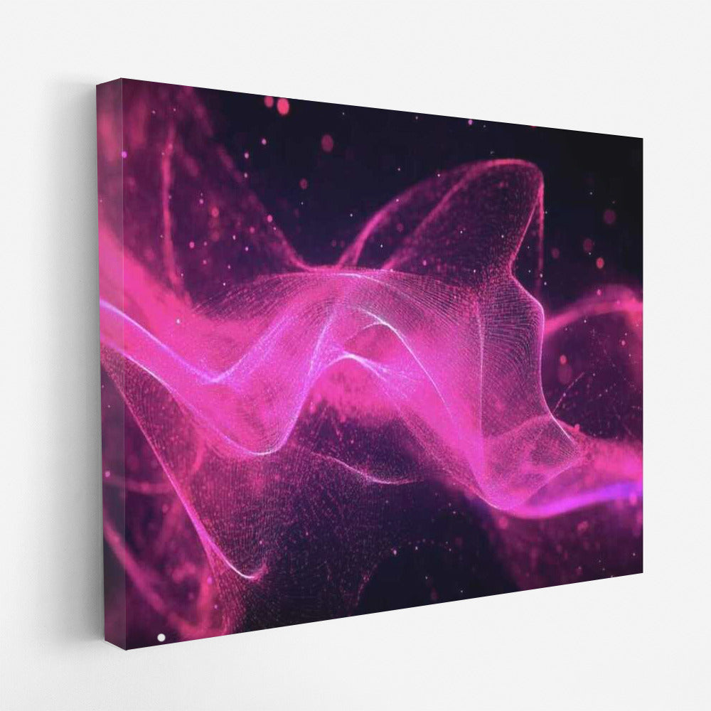 Pink Dynamics: Particle Magic in Abstraction