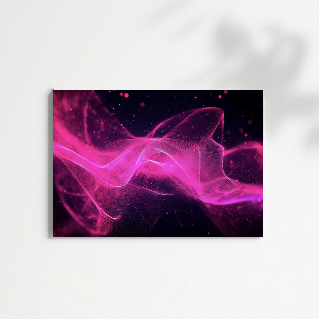 Pink Dynamics: Particle Magic in Abstraction