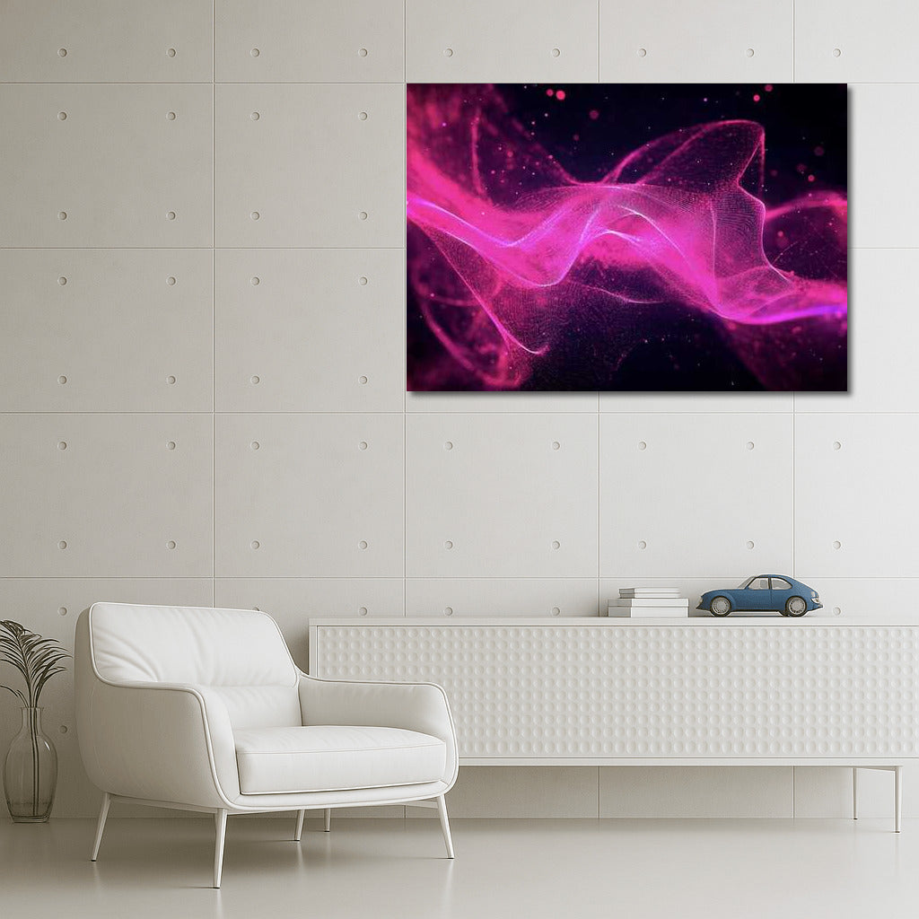 Pink Dynamics: Particle Magic in Abstraction