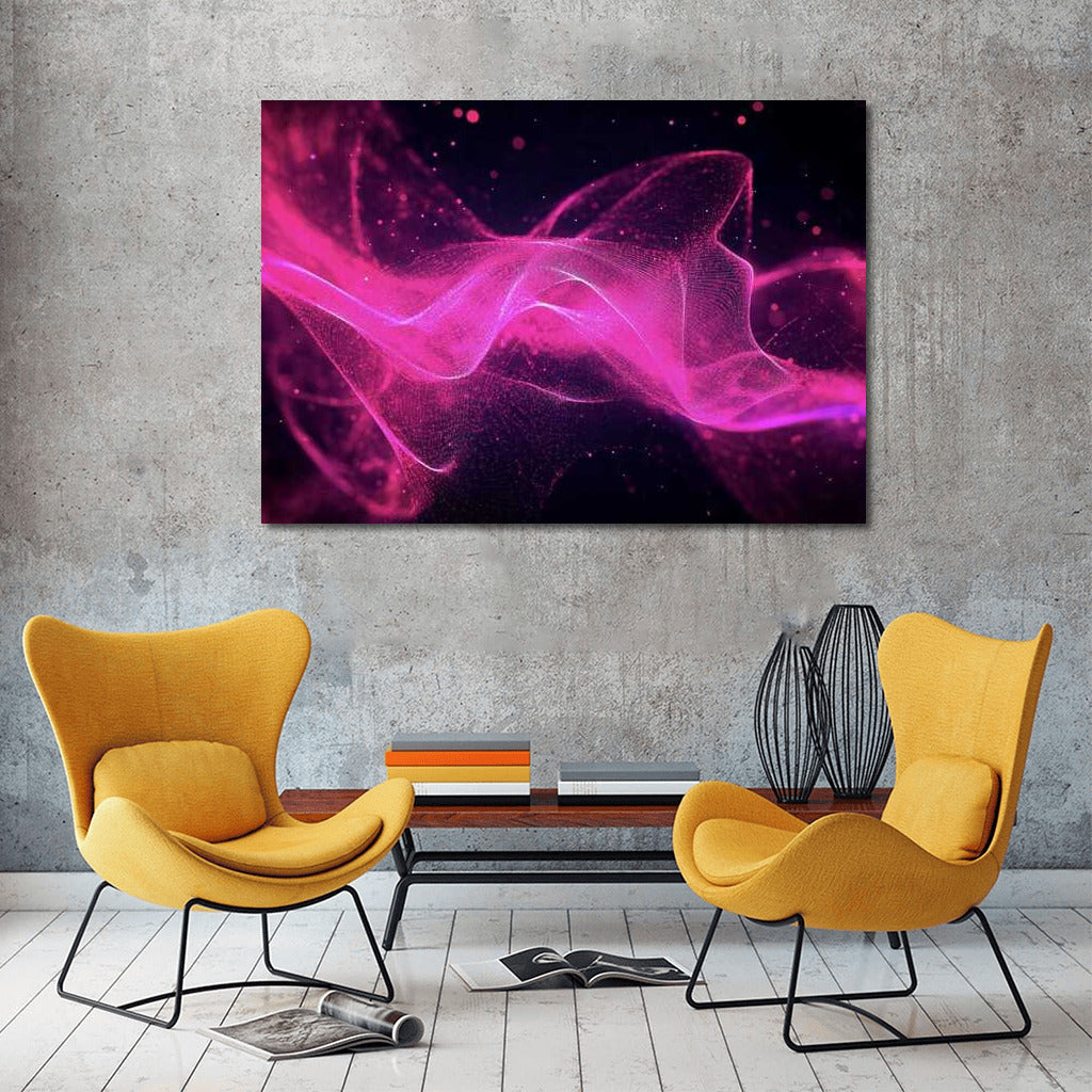 Pink Dynamics: Particle Magic in Abstraction