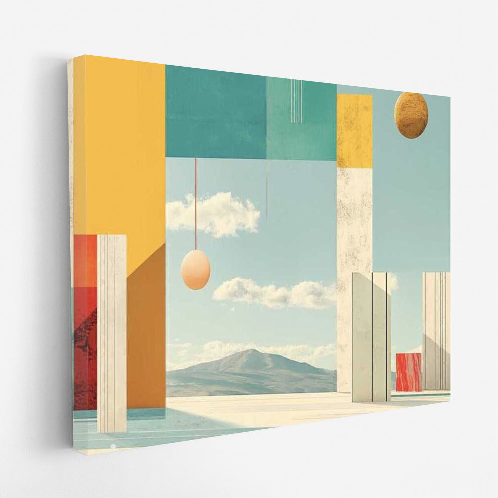 Dance of Forms: Abstract Columns