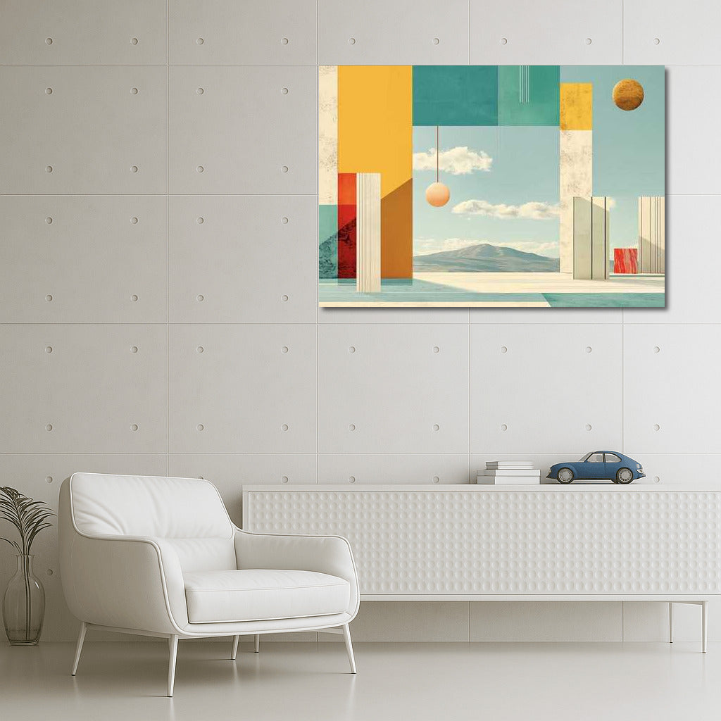 Dance of Forms: Abstract Columns