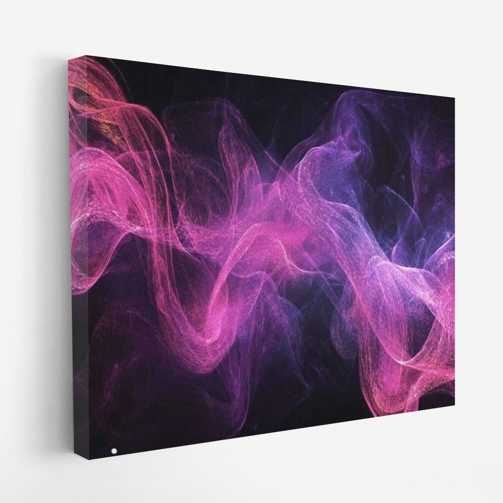 Pink Particle Dance: Dynamic Abstract Vortex