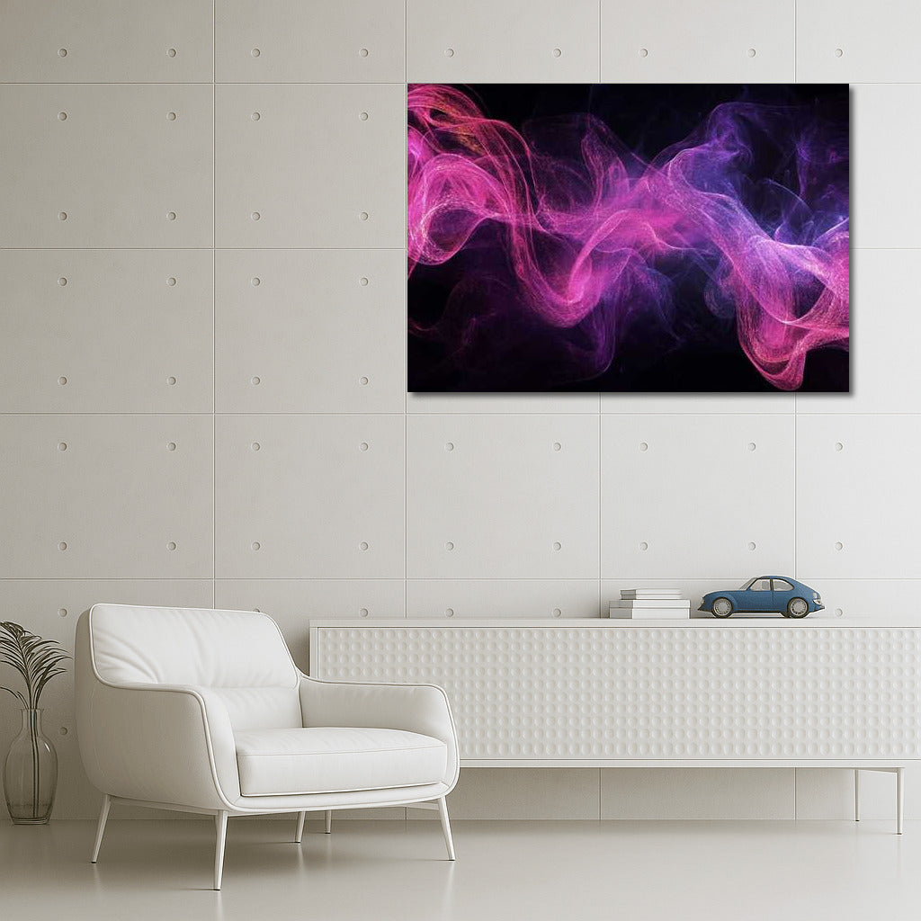 Pink Particle Dance: Dynamic Abstract Vortex