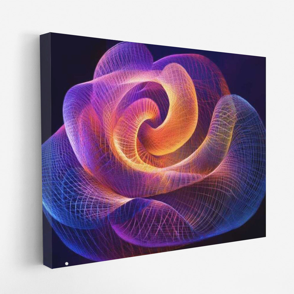 Abstract Magic of Fibonacci Spiral: Interior Inspiration