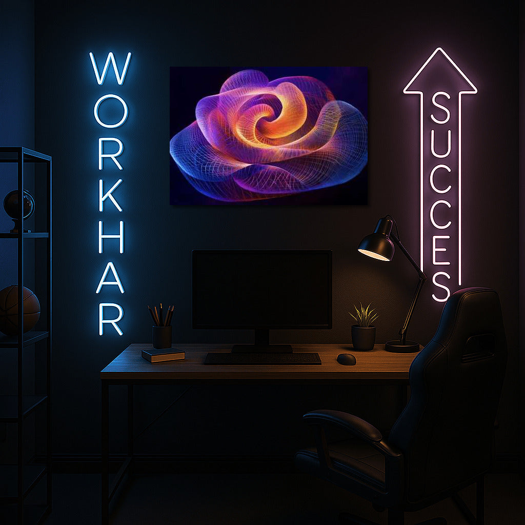 Abstract Magic of Fibonacci Spiral: Interior Inspiration