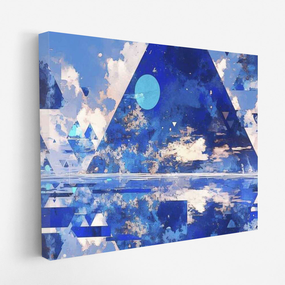 Triangle Dance of Fantasy: Abstract Sky