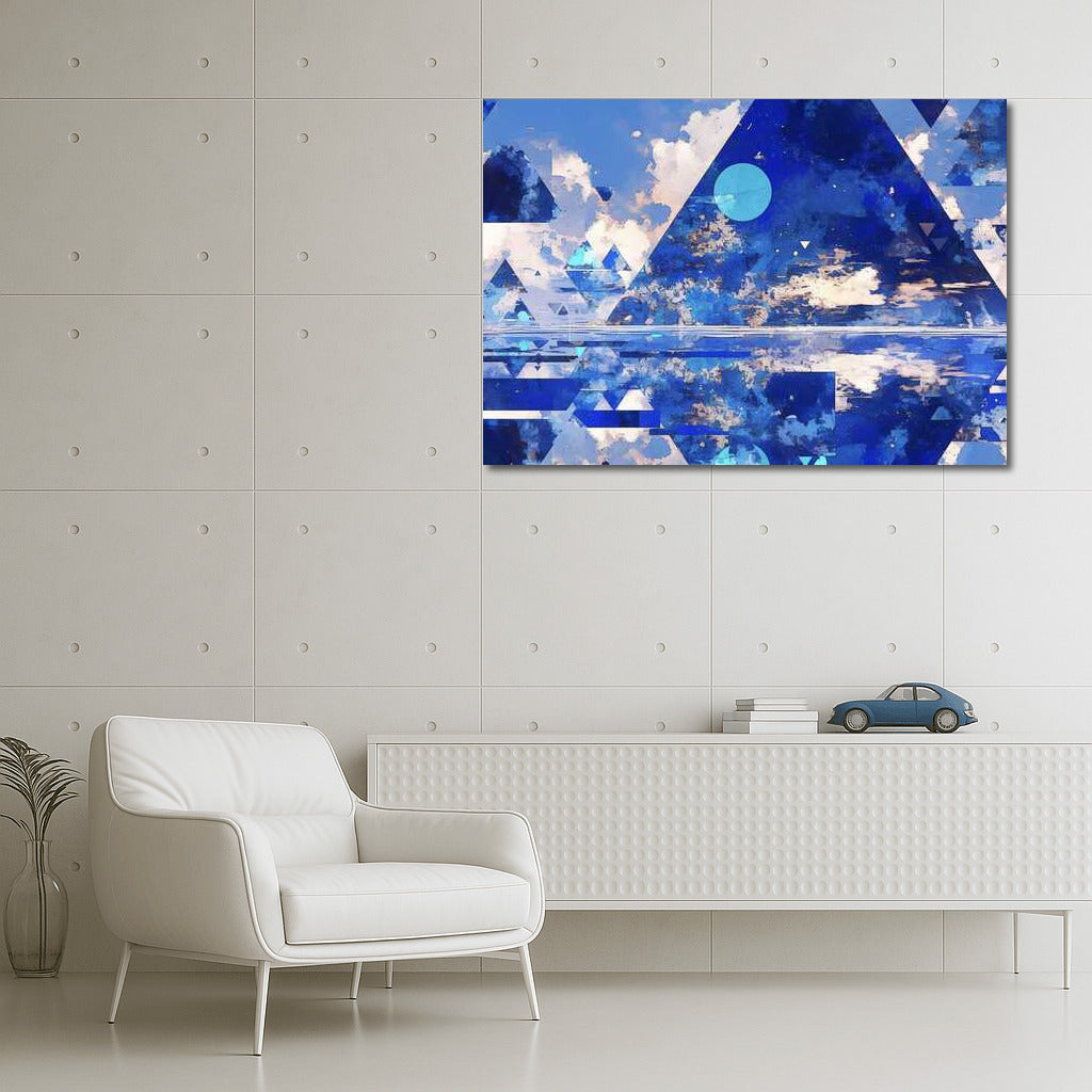 Triangle Dance of Fantasy: Abstract Sky