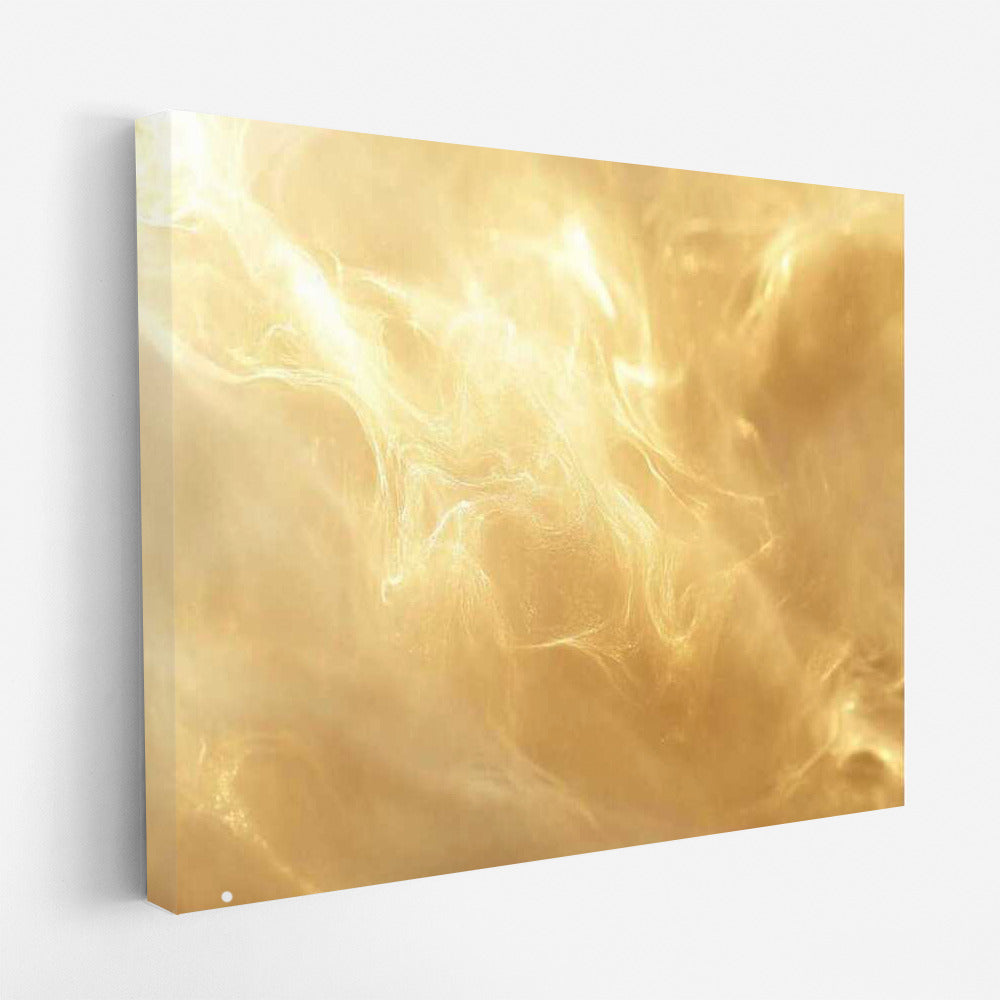 Golden Vortex: Abstract Glow Elegance