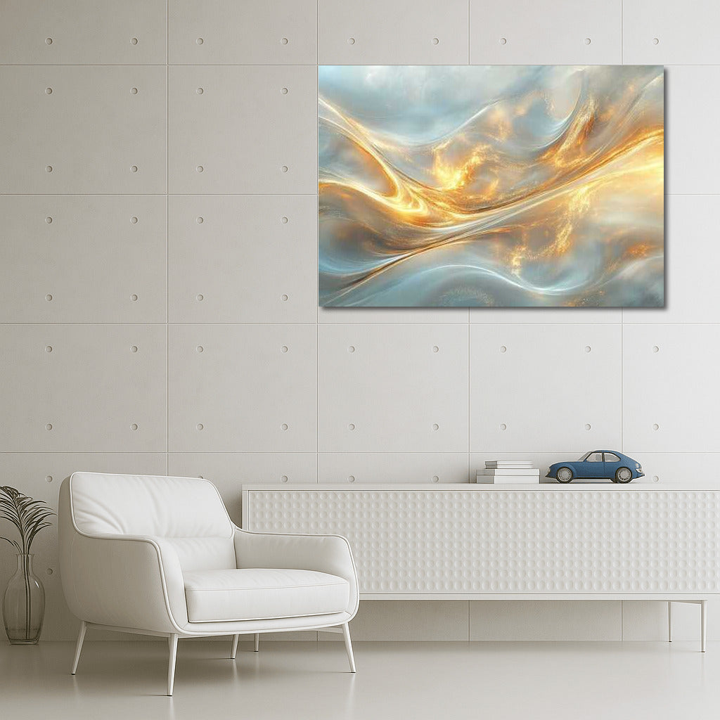 Glow of Abstraction: Dance of Light and Color