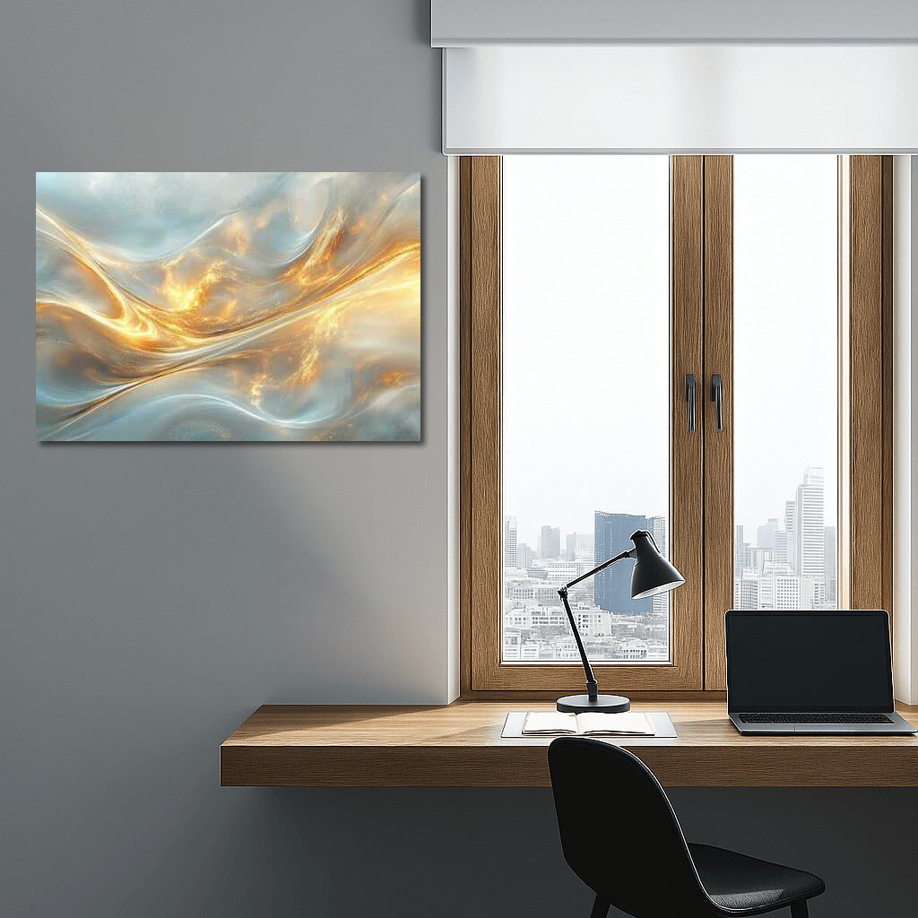 Glow of Abstraction: Dance of Light and Color